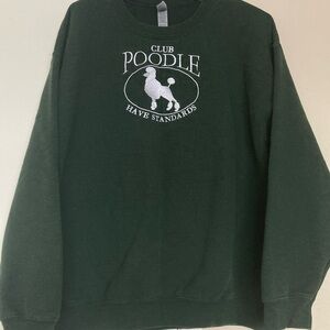 Gildan Dark Green Club Poodle Sweatshirt